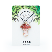 Lataa kuva Galleria-katseluun, LUONTO | KÄRPÄSSIENI-kaulakoru