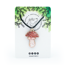 Lataa kuva Galleria-katseluun, LUONTO | KÄRPÄSSIENI-kaulakoru
