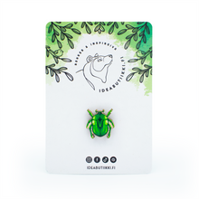 Lataa kuva Galleria-katseluun, LUONTO | KULTAKUORIAINEN-pinssi