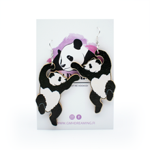 Lataa kuva Galleria-katseluun, GMH DREAMING | PANDA PARTY-korvakorut