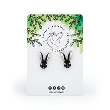 Lataa kuva Galleria-katseluun, MYTOLOGIA | JÄNIS-nappikorvakorut