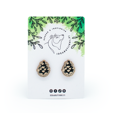 Lataa kuva Galleria-katseluun, LUONTO | KÄPY-nappikorvakorut