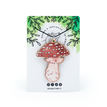 Lataa kuva Galleria-katseluun, LUONTO | KÄRPÄSSIENI-kaulakoru