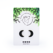 Lataa kuva Galleria-katseluun, KUU-nappikorvakorut