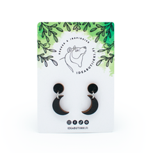 Lataa kuva Galleria-katseluun, KUU-roikkuvat korvakorut