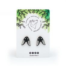 Lataa kuva Galleria-katseluun, MYTOLOGIA | LEPAKKO-nappikorvakorut